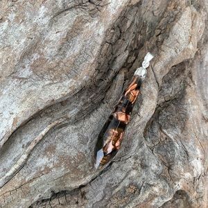 Obsidian Orgonite Pendant 925 Sterling Silver Bail